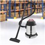 OMGGYER Aspirateur industriel humide et sec en acier inoxydable 1500 W 20 l Aspirateur d'atelier sans sac