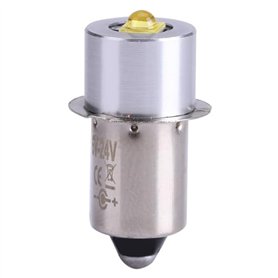 Garosa 5W 6-24V P13.5S Torch LED de Rechange de Haute luminosité lampe de poche torches en métal ampoule en plein air haute lumi