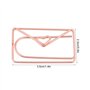Trombones Fantaisie en Forme d'Enveloppe, ASHATA Lot de 12 trombones en Acier Inoxydable Papier Clips Bookmark Clips pour les Ca