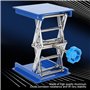 Tables Élévatrices de Laboratoire, Support de Plate-forme de Levage en aluminium pour laboratoire Bleu Plaqué Support de Levage 