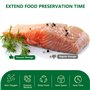 Vinabo Sacs Sous Vide Alimentaire 20 x 30 cm 100 Sachets pour Machine Sous Vide des Aliments et la Cuisson, Sac Sous Vide Gaufré