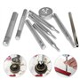 BOSCOW Lot de 50 boutons-pression sans couture avec pince et 9 outils de fixation en métal pour cuir, jeans, couture, portefeuil
