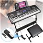 Pédale de sustain universelle pour clavier de piano, pédale de sustain adaptée pour synthétiseur de clavier MIDI/piano électroni