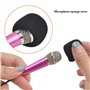 DODUOS Mini Microphone Vocal Portable pour Ordinateur et Mobile - 4 Couleurs, Professionnel, à Main pour Chant de Scène, Karaoké