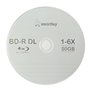 SMART Buy Lot de 10 BD-R DL 50 Go 6 x Blu-ray double couche enregistrable vierge Logo données VIDEO Media 10-discs Spindle