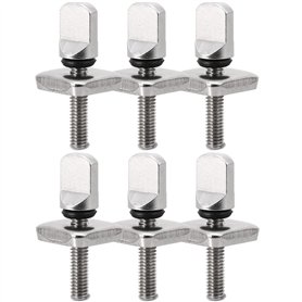 CENPEK Lot de 6 vis d'aileron en métal sans outil pour planche de surf