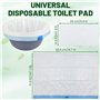 bassin de lit et toilettes portables | Sacs de toilette étanches et hygiénique