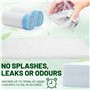 Lot de 40 sacs de toilette jetables pour camping, bassin de lit et toilettes portables | Sacs de toilette étanches et hygiénique