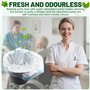 Lot de 40 sacs de toilette jetables pour camping, bassin de lit et toilettes portables | Sacs de toilette étanches et hygiénique