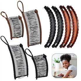 8 pièces pinces à cheveux banane Grandes pour cheveux épais bouclés Vintage cheveux Pinces à cheveux banane pour femmes Peignes