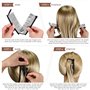 8 pièces pinces à cheveux banane Grandes pour cheveux épais bouclés Vintage cheveux Pinces à cheveux banane pour femmes Peignes 