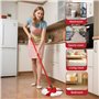 4 Pièces Têtes de Rechange pour Veleda Serpiere, Compatible pour Vileda Turbo 2en1 Mop, pour Vileda Serpillière Pièces de Rechan