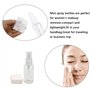 12 Pcs Flacon Spray Vide, KAKOO 30ml Vaporisateur Fine Brume de Voyage Bouteille Transparent en Plastique avec étiquettes Entonn