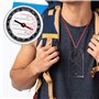 Boussole de Navigation et Sifflet d'urgence, Boussole Transparente pour Le Camping, La RandonnéE, L'Alpinisme de Survie Et la Na
