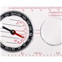 Boussole de Navigation et Sifflet d'urgence, Boussole Transparente pour Le Camping, La RandonnéE, L'Alpinisme de Survie Et la Na