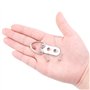 Swpeet 60 pcs Heavy Duty Grande bague Large D Forme à ongles Non-trace Cadre photo cintres double trou avec vis, pour décoration