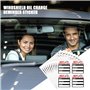 Neamou Autocollants de vidange d'huile pour pare-brise,autocollants de vidange d'huile | 40 étiquettes de rappel de service 2 x 