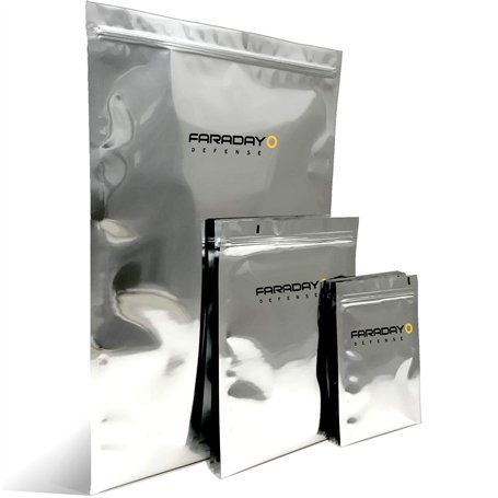 Faraday Defense Nest-Z Faraday Kit de 5 sacs de protection anti-flare ultra épais – Design de qualité militaire