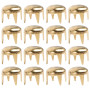 SUPVOX Rivet Studs Lot de 100 clous ronds en métal pour punk