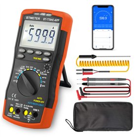 BTMETER Multimètre Numérique Portable TRMS 6000