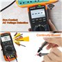 BTMETER Multimètre Numérique Portable TRMS 6000, Bluetooth APP, Mesure AC/DC Tension Courant Résistance Continuité Capacité Fréq