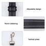 Lot de 2 clips de sécurité réfléchissants pour collier de chien - Pivotant à 360° - Avec double fermeture pour harnais de chien 