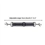 Lot de 2 clips de sécurité réfléchissants pour collier de chien - Pivotant à 360° - Avec double fermeture pour harnais de chien 