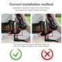 Hitch Tightener, Tendeur d'attelage, Stabilisateur d'attelage Verrou de Attelage Anti-Cliquetis Pince de Attelage Robuste pour A