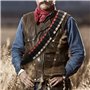 Ceinture Cartouche Fusil Chasse, 16 Cartouches d'épaule Sangle Transport Bandoleer en Nylon, Porte-munitions Réglable pour Calib