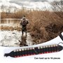 Ceinture Cartouche Fusil Chasse, 16 Cartouches d'épaule Sangle Transport Bandoleer en Nylon, Porte-munitions Réglable pour Calib