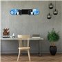 MiOYOOW 2PCS Support Mural pour Snowboard, Clip Montage Mural pour Snowboard en Acier Inoxydable Présentoir Rangement pour Wakeb