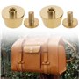 Pied de Sac,10 Pièces Pieds de Sac a Main Ronds en Métal Rivets 11 mm x 8 mm,Pied de Sac Couture Couture Rivet Rivets pour Cuir,