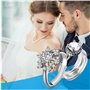 12 pièces baguier 2 Styles ajusteurs de Bague en Silicone