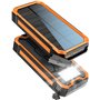 Chargeur Solaire 20000mAh PD20W Batterie Externe Solar Power Bank Chargeur Portable USB C Charge Rapide Compatible avec Téléphon