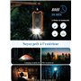 Chargeur Solaire 20000mAh PD20W Batterie Externe Solar Power Bank Chargeur Portable USB C Charge Rapide Compatible avec Téléphon