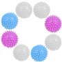 Lot de 8 boules de lavage réutilisables pour machine à laver – Boules de lavage pour linge délicat