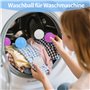 Lot de 8 boules de lavage réutilisables pour machine à laver – Boules de lavage pour linge délicat, sans produits chimiques, pou