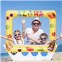 Amosfun Luau Photo Props Aloha Photo Booth Fournit Les Accessoires Gonflables Selfie Cadre Image Hawaii À Thème Fournitures De F