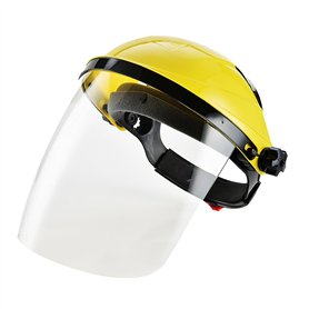 Zhi Jin - Casque de sécurité réglable à visière transparente - Anti rayures