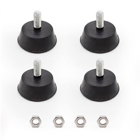 TIANLIN Lot de 4 Pieds Réglables pour Meuble – Pied de Nivellement Ajustable en Hauteur