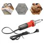 POTYYH Meuleuse droite 600 W Meuleuse électrique 0-27000 tr/min avec 3 têtes de ponçage Ponceuse pour polissage poinçonnage et g