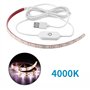 ALLOMN Lampe pour Machine à Coudre, kit D'éclairage LED pour Machine Bande Lumineuse de Gradateur de Lumière Vive, Longueur Ajus
