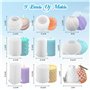 UCAMP Moule à Bougies 3D Cube Boule en Silicone - Forme de Cubes pour Bougie à Bulles et Résine