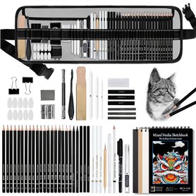 KIMIGO Lot de 60 crayons à dessin