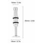 Jiayouy Embouchure Appareil d'entrainement buccal Force Trainer pour instrument à vent Laiton Argenté