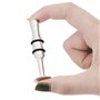 Jiayouy Embouchure Appareil d'entrainement buccal Force Trainer pour instrument à vent Laiton Argenté