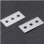 Lot de 15 Lames de Rechange pour Grattoir,Lame Grattoir Vitre,Rechange Lame,Lames de Antirouille Acier Inoxydable,pour Fenêtre,S