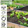 ARTGUTS Lot de 10 cadres porteurs en métal ardoise - Étiquettes pour plantes d'extérieur résistantes aux intempéries - Étiquette