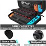 ARTGUTS Sac pour Console 2025 Nintendo Switch 2, Housse de Protection Portable à Coque Dure, Sac de Voyage Noir avec 20 Cartouch