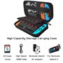 ARTGUTS Sac pour Console 2025 Nintendo Switch 2, Housse de Protection Portable à Coque Dure, Sac de Voyage Noir avec 20 Cartouch
